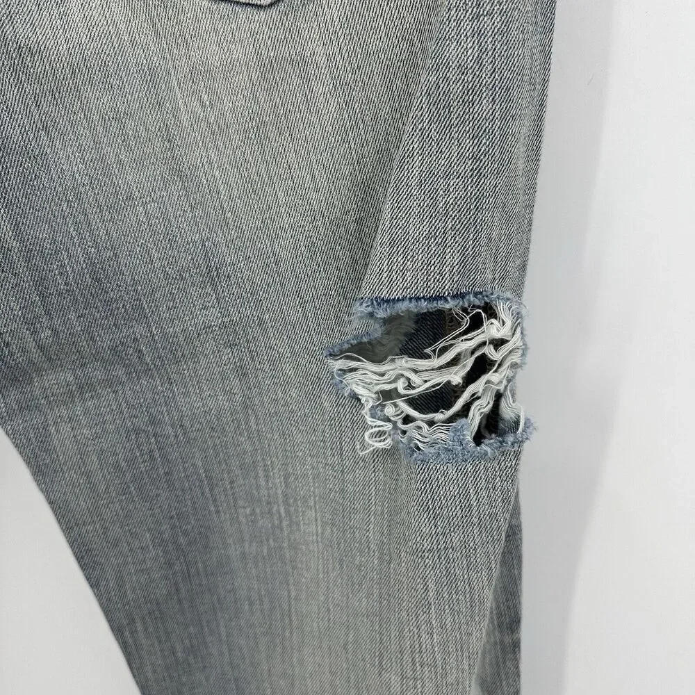 American Eagle Tomgirl Jeans Size 4‎ Women Classic Vintage Destroy Button Fly